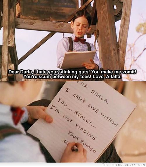Little rascal love letter