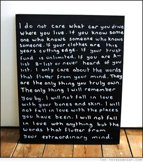 I do not care what car you drive where you live if you know some one who knows someone who knows someone