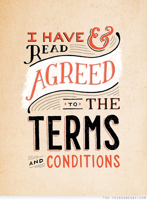 I have read and agreed to the terms and conditions