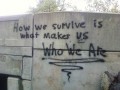 How we survive is what makes us who we are
