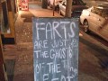 Farts are just the ghosts of the things we eat