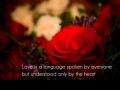 Love is a language spoken by everyone but understood only by the heart