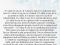 It's okay to say no it's okay to say no to someone you love it's okay to say no to a friend it's okay to say no to a parent or child it's okay to say no to a job or relationship